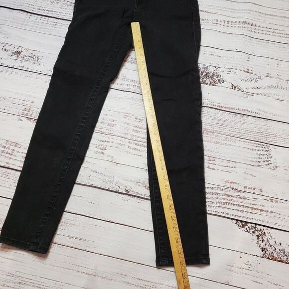 True Religion Halle Mid Rise Super skinny black jeans Size 28 - Picture 12 of 13